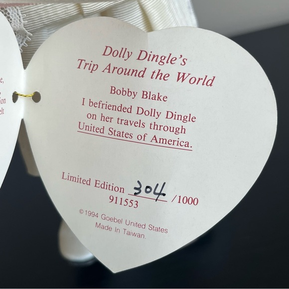 Goebel Bobby Blake Dolly Dingle Porcelain Doll Bette Ball Trip Around World 10in - Picture 8 of 9